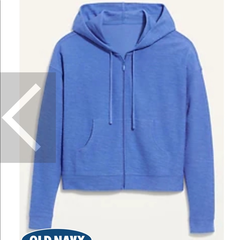 Old Navy Full Zip Up Hoodie and Extra High Waisted Textured Shorts Set